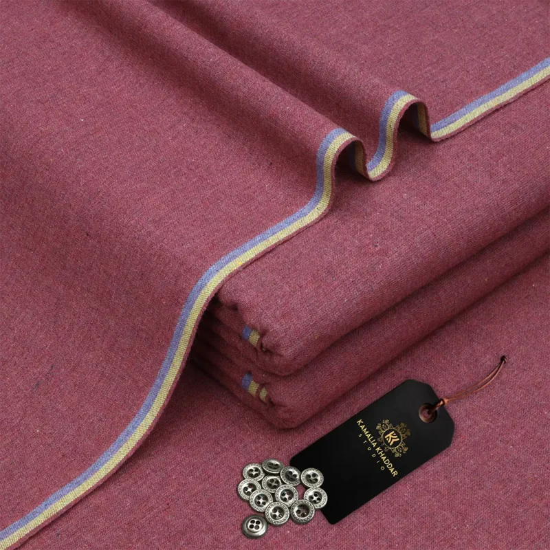 Winter Classic Khaddar Aged Merlot fabric for men