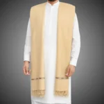 Kamalia Wool Premium Shawl | British Khaki