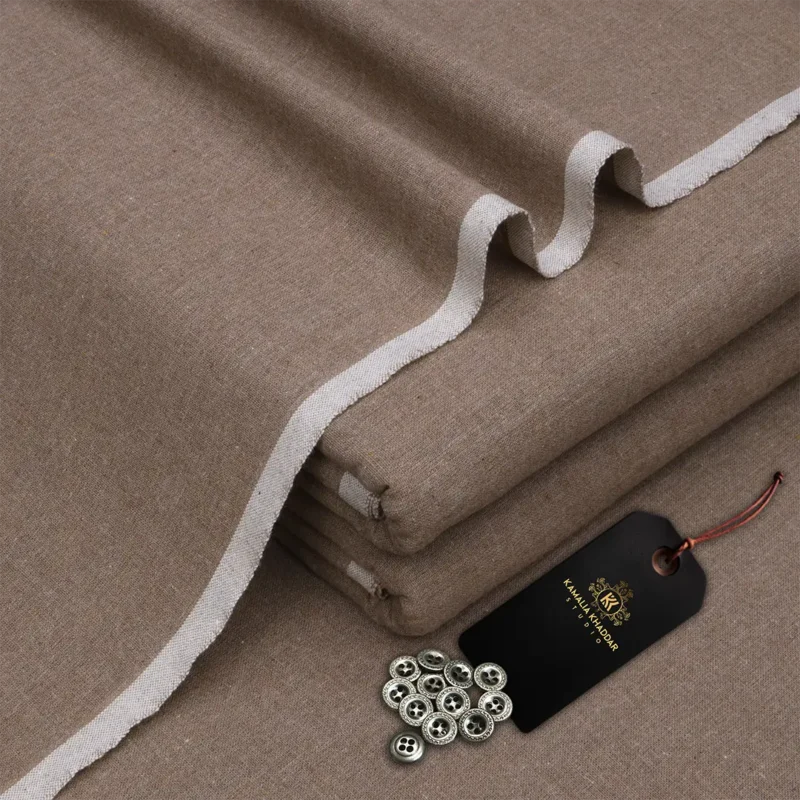 Winter Classic Khaddar Chocolate Chiffon fabric for men