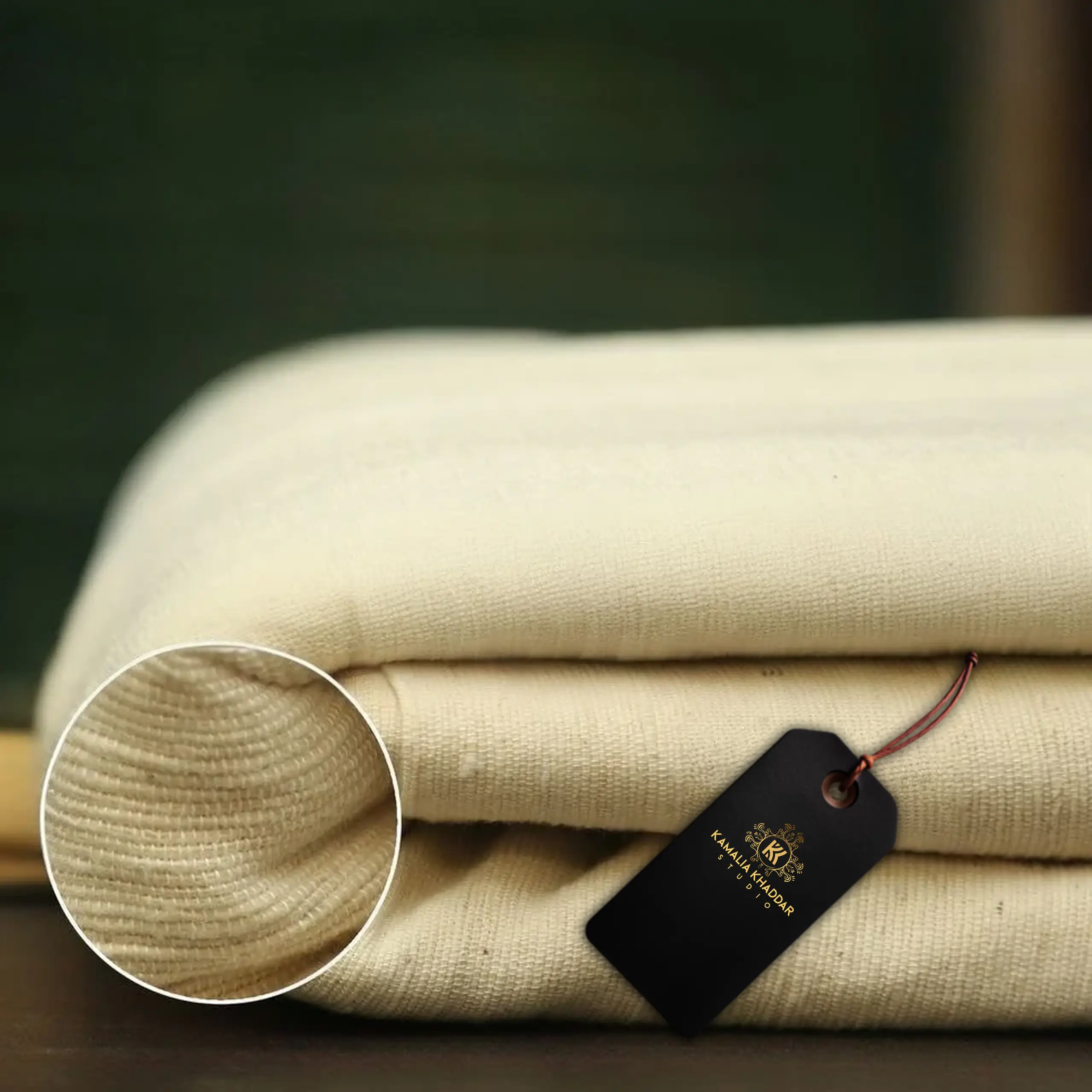 Coconut-Cream.webp Pure Handmade Royal Winter Khaddar | Coconut Cream - Image 1