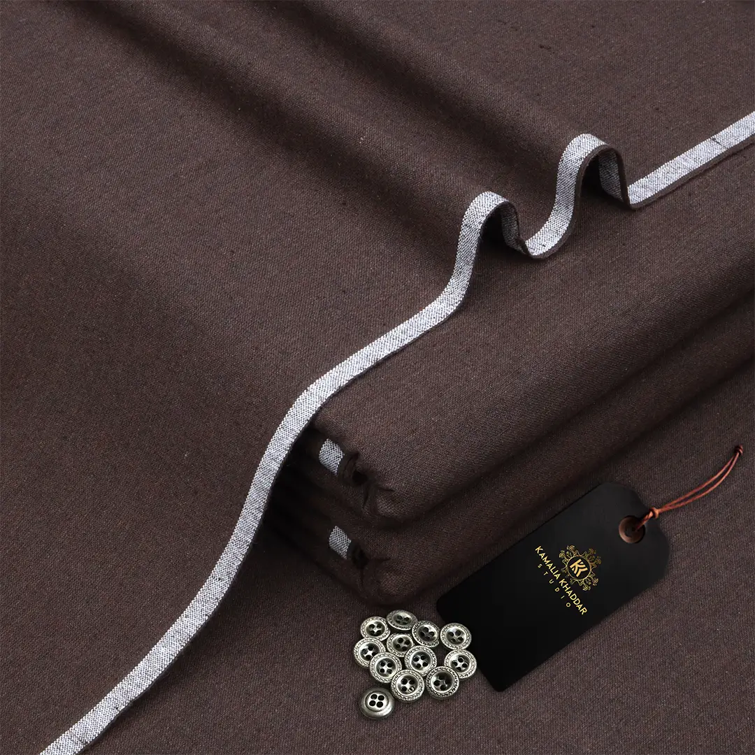 Double-Espresso.webp Winter Classic Khaddar Double Espresso fabric for men