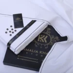 Premium Royal Handmade Winter Khaddar | Light Powdered Granite